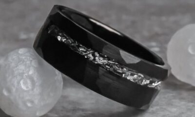 Men's Meteorite Wedding Bands