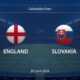 England national football team vs slovenia national football team lineups