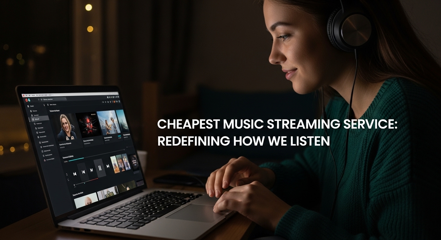 cheapest music streaming service