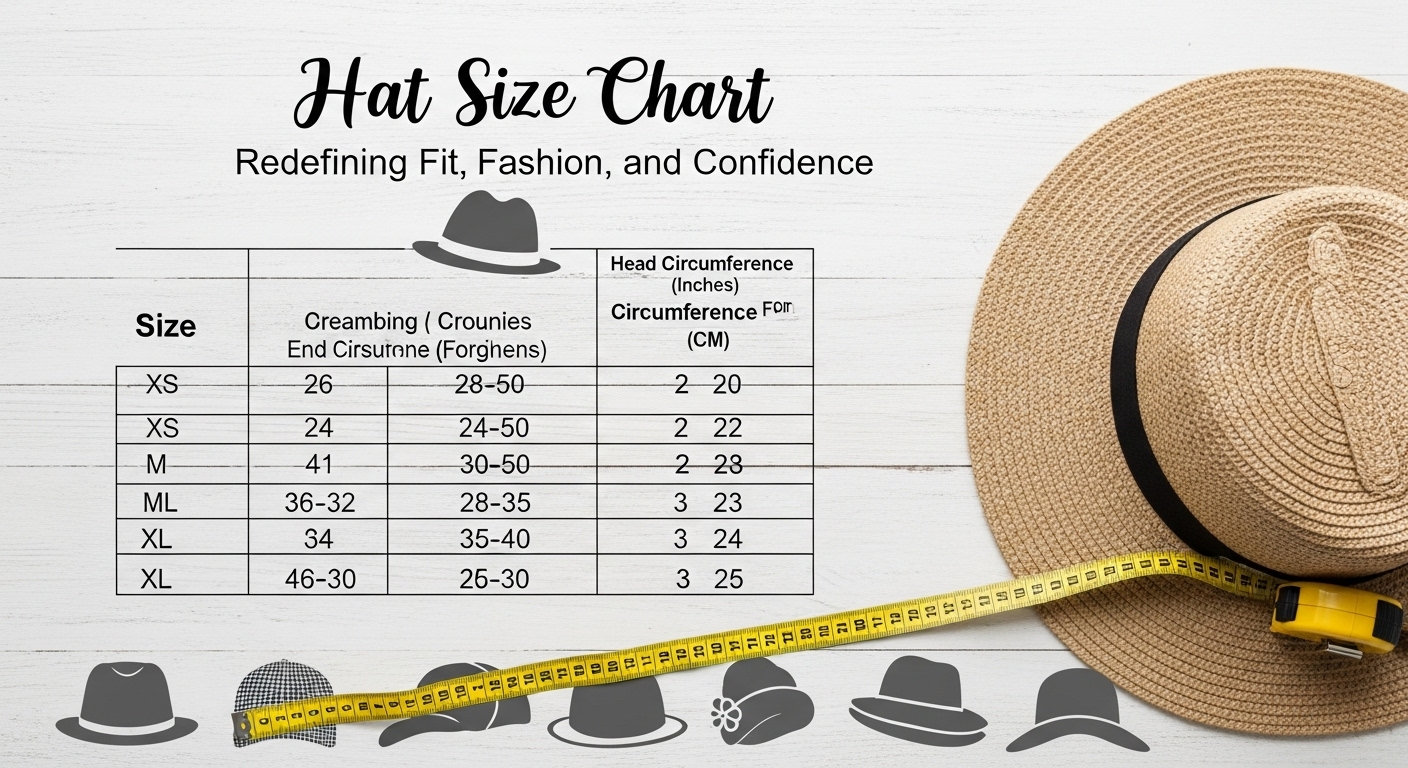 hat size chart