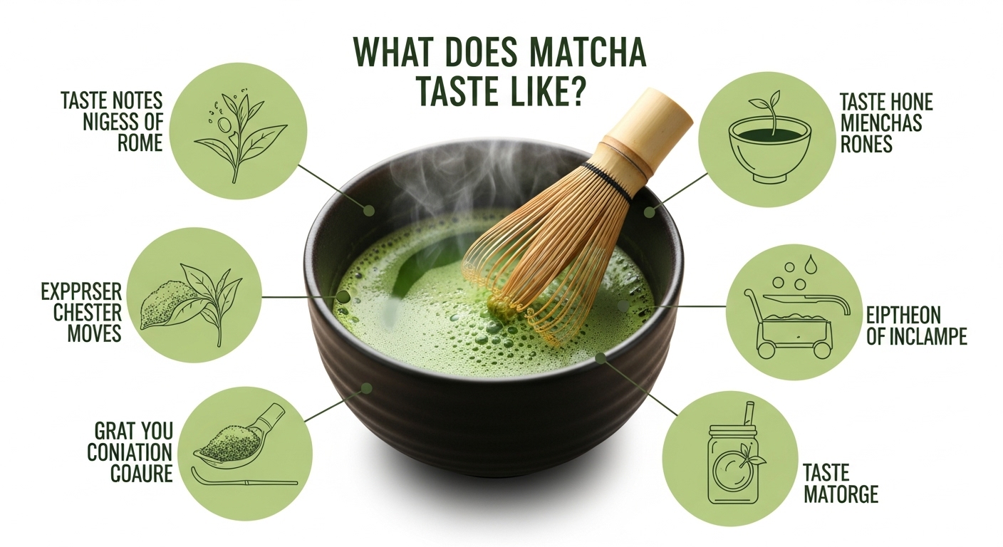 what does matcha taste like​