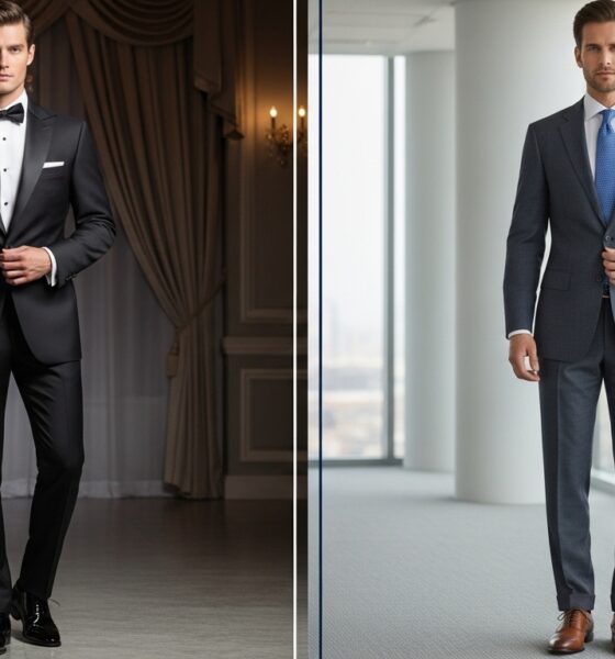 dinner suit vs business suit