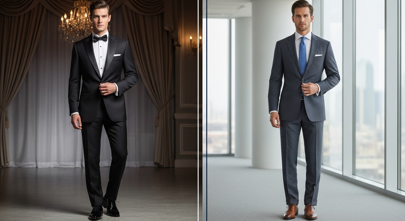 dinner suit vs business suit