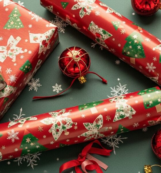 christmas wrapping paper