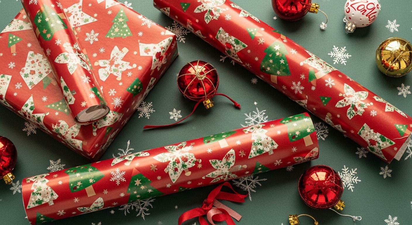 christmas wrapping paper