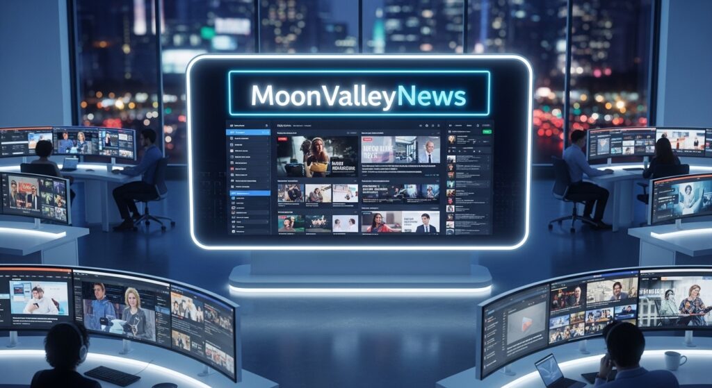 MoonValleyNews: Exploring a Modern Digital News Hub